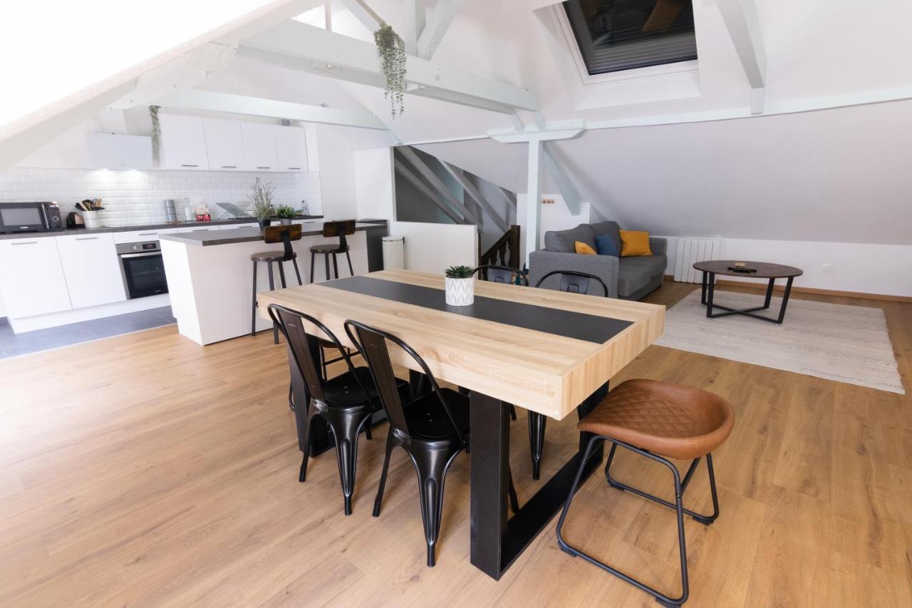 Appartement Atypique Proche Gare/ Dans L'Hyper-Centre Spacieux Pour 6P Au Coeur De Mulhouse Exterior photo